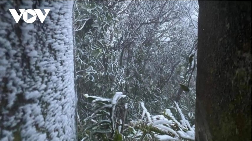 Cold surge brings rain and colder weather to northern Vietnam over New Year holiday